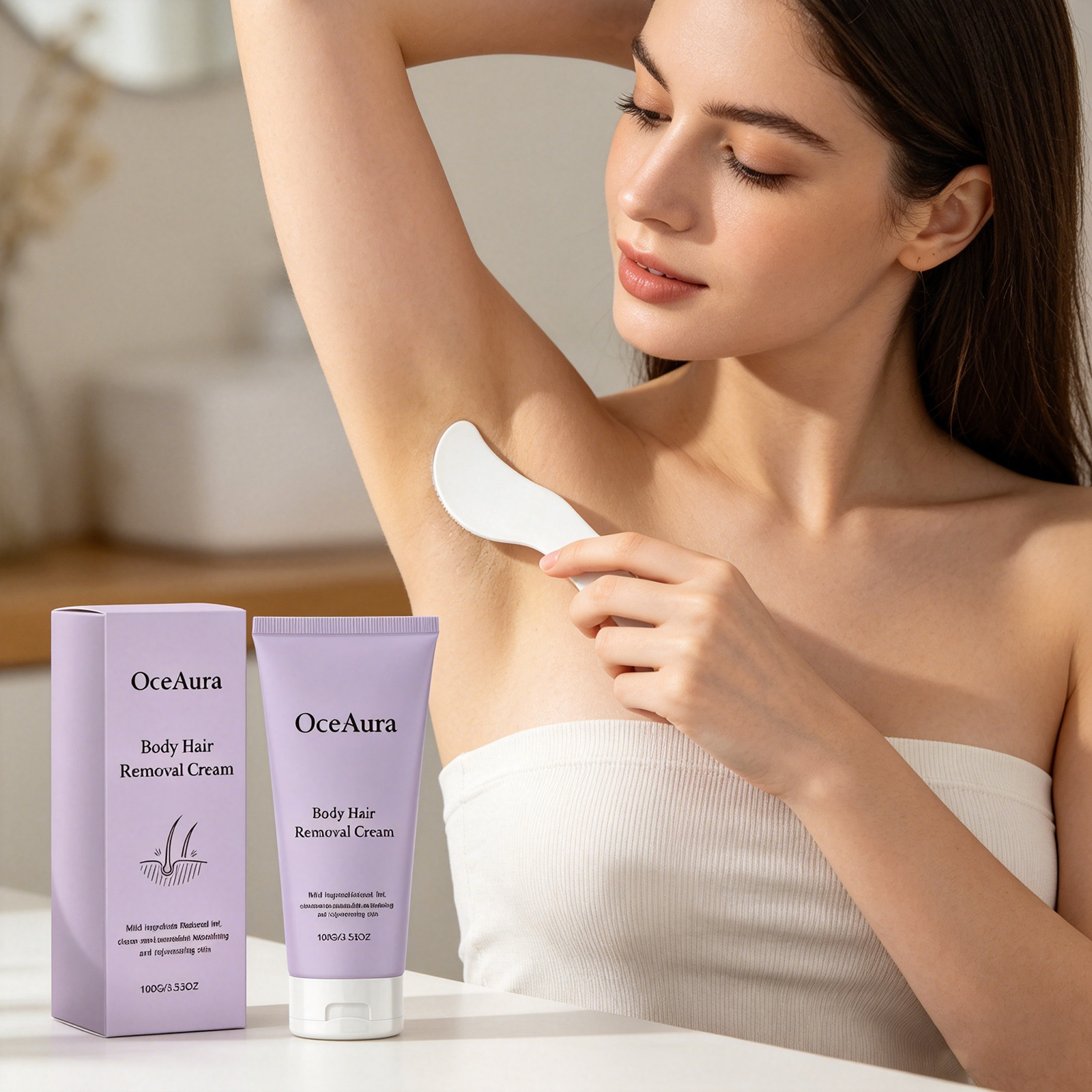 Hair Care Honey - OceAura Krem do depilacji ciała na