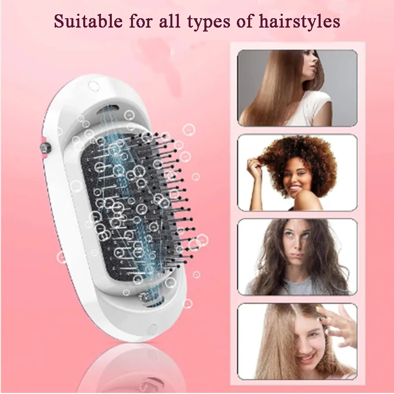 Hair Care Tips - Klasyczna szczotka antystatyczna z włosiem w