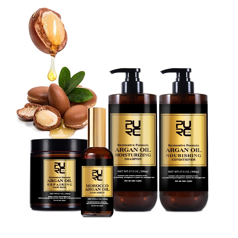 Hair Care Oil Serum - Maroko Szampon z olejkiem arganowym Odżywka