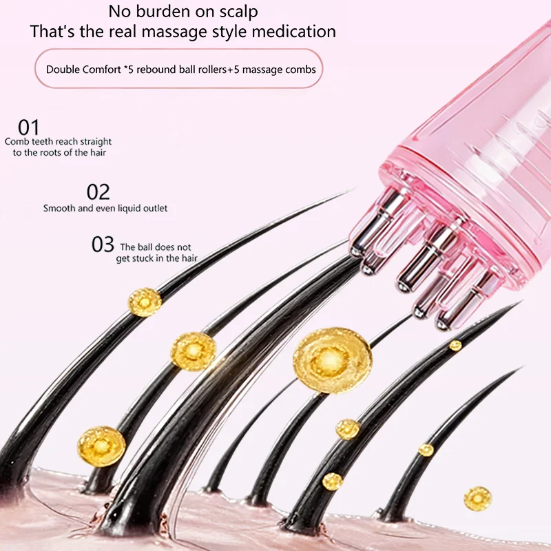 Aplikator do skóry głowy 6ML,  – Hair Care Oil Serum recenzja i cena