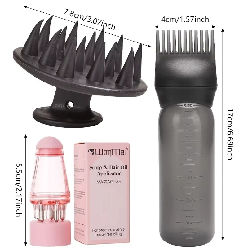 Zestaw 3 aplikatorów do olejku – Hair Care Oil Serum recenzja i cena